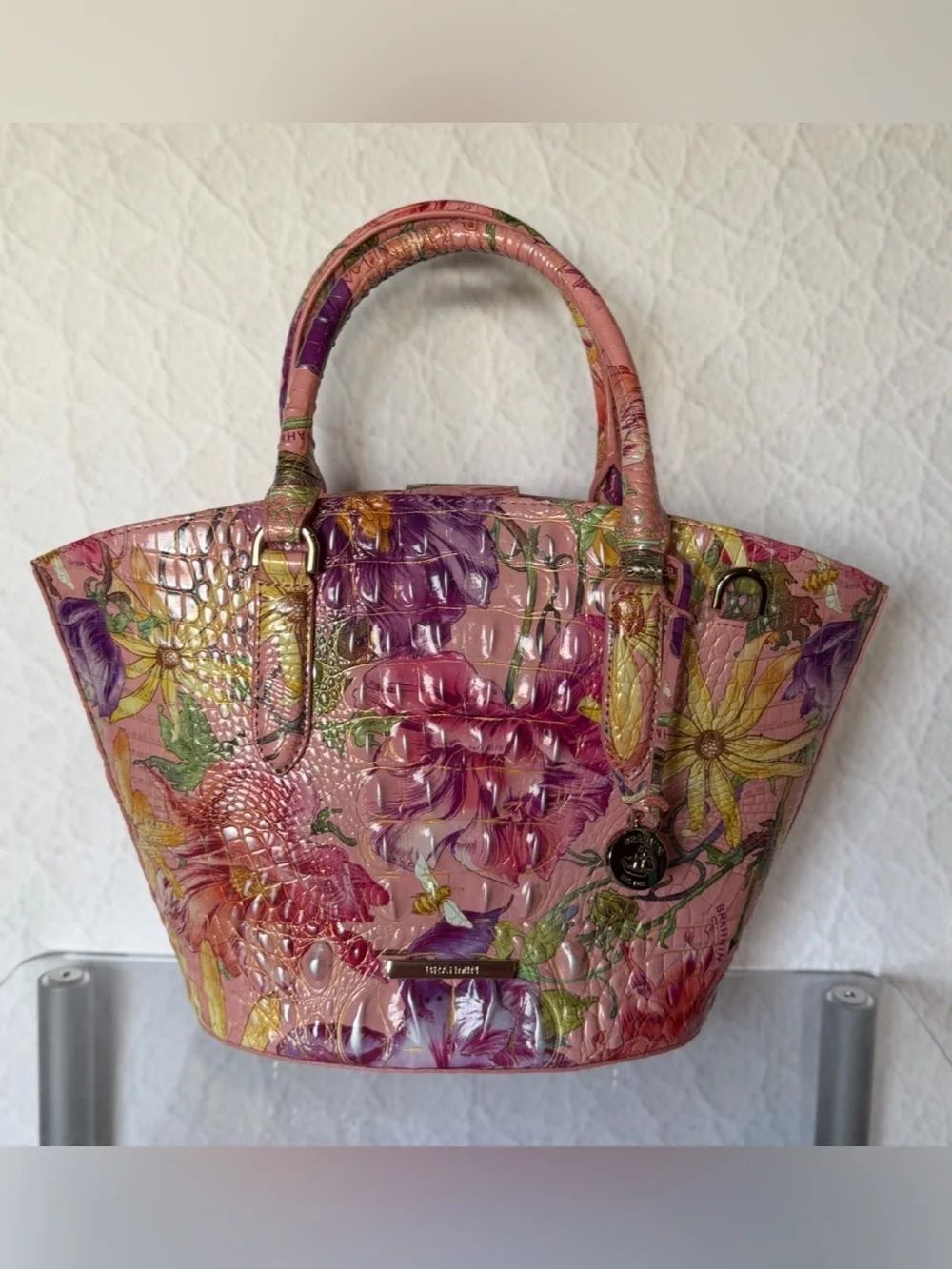 Gorgeous Brahmin Jenny perennial Shoulder Bag NWT flowers Botanical FLoral FIRM